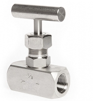 Stainless Steel Needle Valve 1/2" FNPT Connections Part # SSNV-12