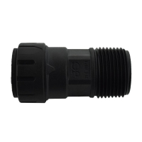 JG Male Adapter 1/2" CTS Push x 3/4" MNPT - UV Resistant Black Prolock Part # PSEI012026E