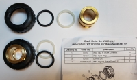 Clack Tail Piece Kit, ¾" Brass Sweat Assembly Lead Free, Part # V3007-03LF