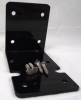 Big Blue Bracket for Single Housing with SS Srews in Black Part # MP-BRL001BB