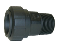 JG Male Adapter 1" CTS Push x 3/4" MNPT - UV Resistant Black Part # PSEI013626E