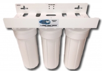 Pentek Three Stage 10" Triple Slimline Drinking Water Housing Bank with 1/4" FNPT Connections Part # P-FS-3A