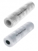 UFI String Wound Natural Cotton 5 Micron Filter with Tin Plated Steel Core Part # UU5R10T