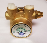 Fluid-O-Tech Brass Rotary Vane Commercial RO Pump, Clamp On Style Model # PA301