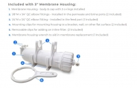 Membrane Housing Kit for 3" RO Membranes