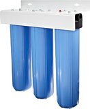 Pentek Triple 20" Big Blue 1" FNPT in/out Water Filter Housing System Model # BBFS-23