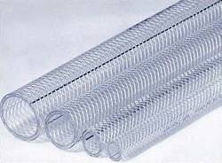 Clear Braided PVC Tubing 0.75" Sold per Foot