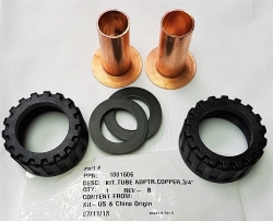 Autotrol 3/4" Copper Tube Adapter Kit  Part # 1001606