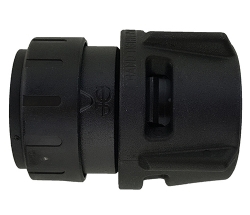 JG ProLock Female Adapter 1" CTS Push x 1" NPS - UV Resistant Black John Guest Part # PSEI623638E