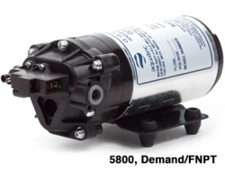 Aquatec 5800 Series Delivery Demand Pumps 1.2gpm, 115vac, 3/8"JG Push Fittings with Cord