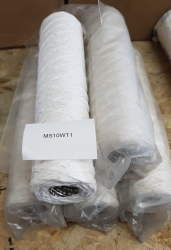 Scratch & Dent Sale - Lot of Five - High Temperature 10" Standard Natural Cotton String Wound Filter with Tin Core Part # MS10WT1