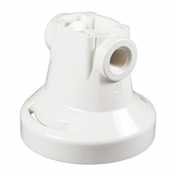 Omnipure ELF Series Filter Head, 3/8" FNPT in/out connections, valved model Part # ELF-VH-P6-DK7