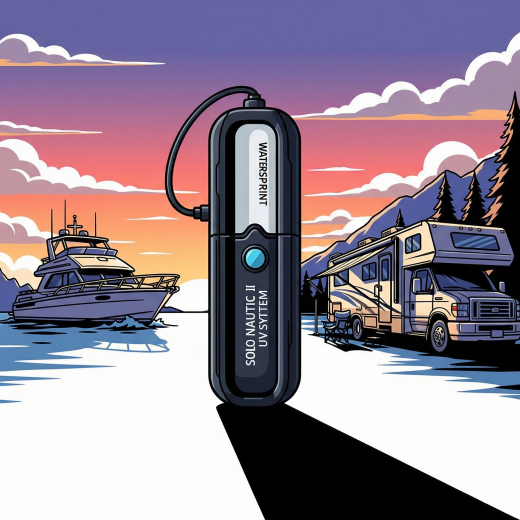 watersprint, solo, nautic II, UV LED, LEDC, RV, Boat