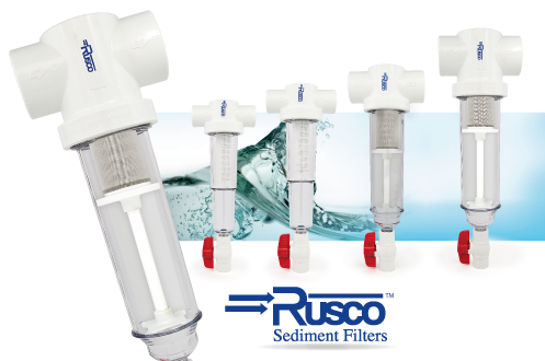 filter rusco trapper sediment spin down flush valve kit series polyester mesh 1000