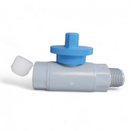 Ball Valve 3 8 PVC Male by Female 3 8 NPT with Plug