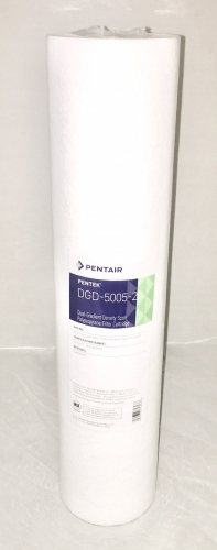 Big Blue 20\" 50/5 Micron Dual Gradient Poly Spun Filter Pentek Mode ...