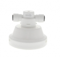 Omnipure E & ELF Series Valve Head, 3/8" Push in/out Connections Part # ELF-VH-P6-DK7